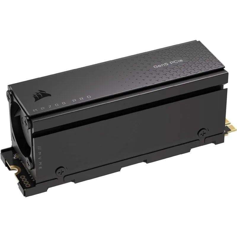 Corsair MP700 PRO SSD PCIe M.2 NVMe 2.0 Gen5 x4 da 1 TB con dispositivo di raffreddamento ad aria - immagine 1