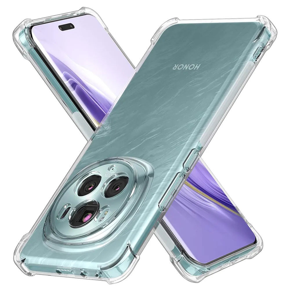 Custodia per Honor Magic6 Pro, Techsuit, Shockproof Clear, Trasparente - immagine 1