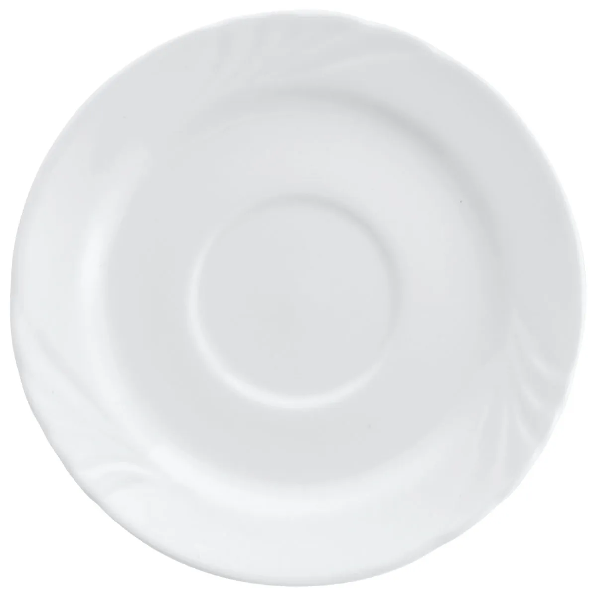 6x PULSIVA Piattino espresso Swing; 12.5 cm (Ø); bianco; rotonda; 6 pz. / Pacco - immagine 1
