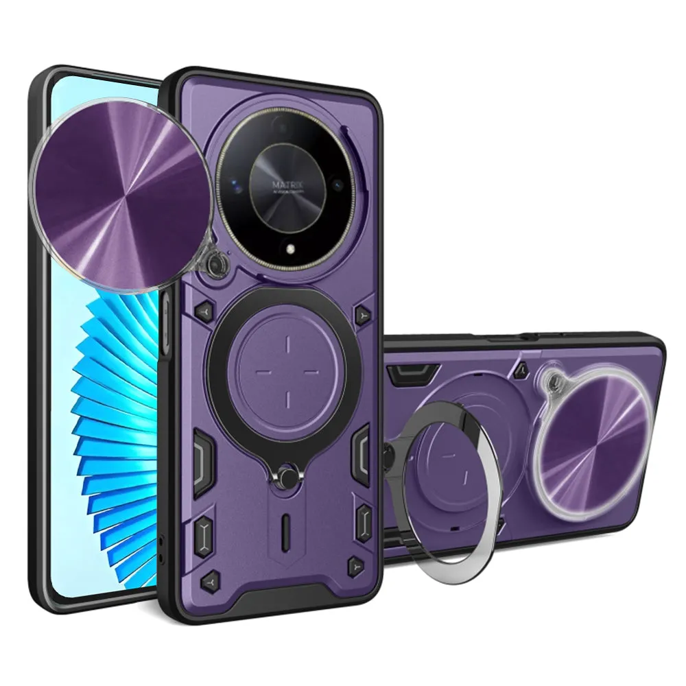 Custodia per Honor Magic6 Lite, Techsuit, CamGuard Pro, Viola - immagine 1