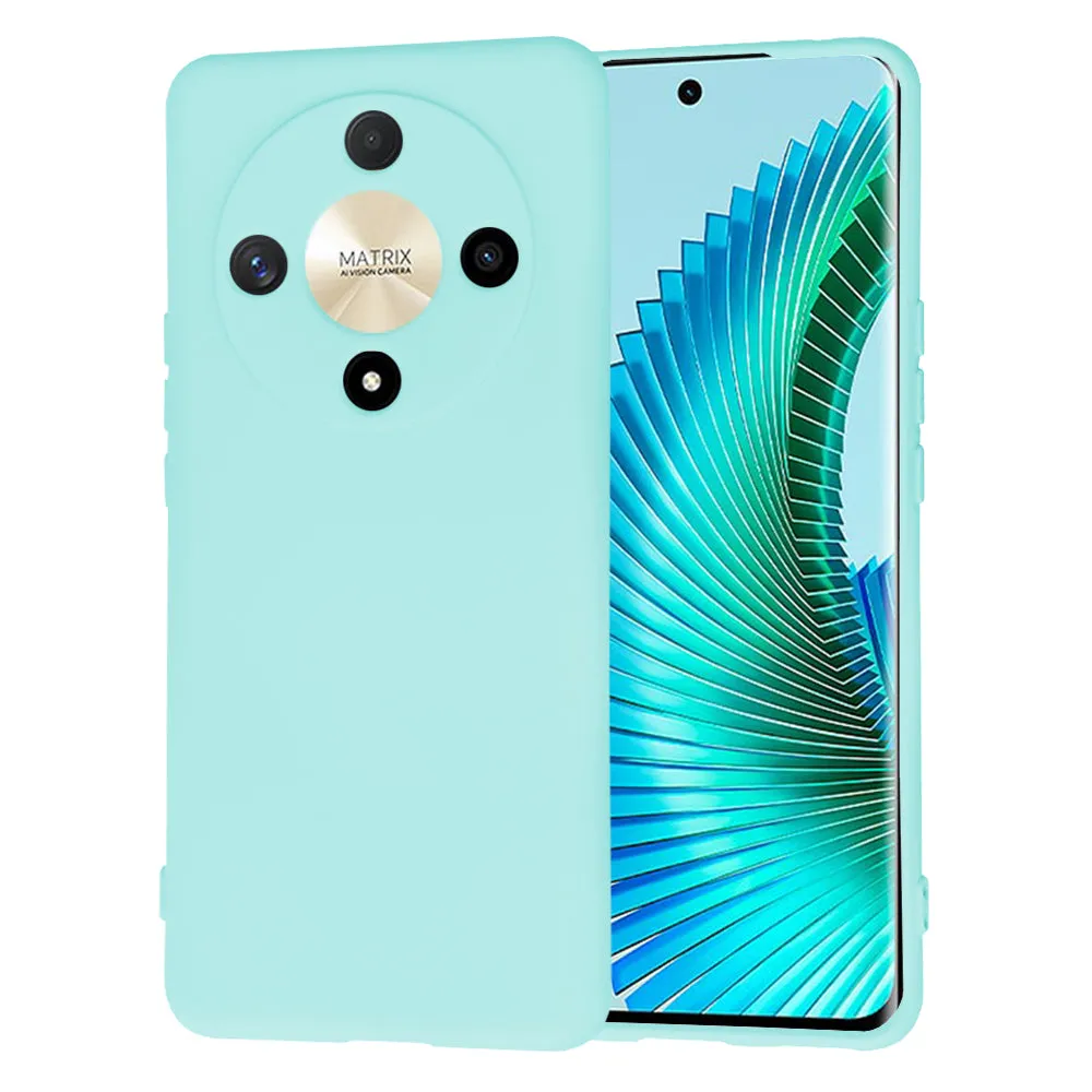 Custodia per Honor Magic6 Lite, Techsuit, SoftFlex, Turchese - immagine 1