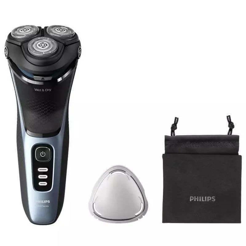 Rasoio Viso Philips Shaver 3000 Series S3243/12 Senza Filo 60min Uso a Umido - immagine 1