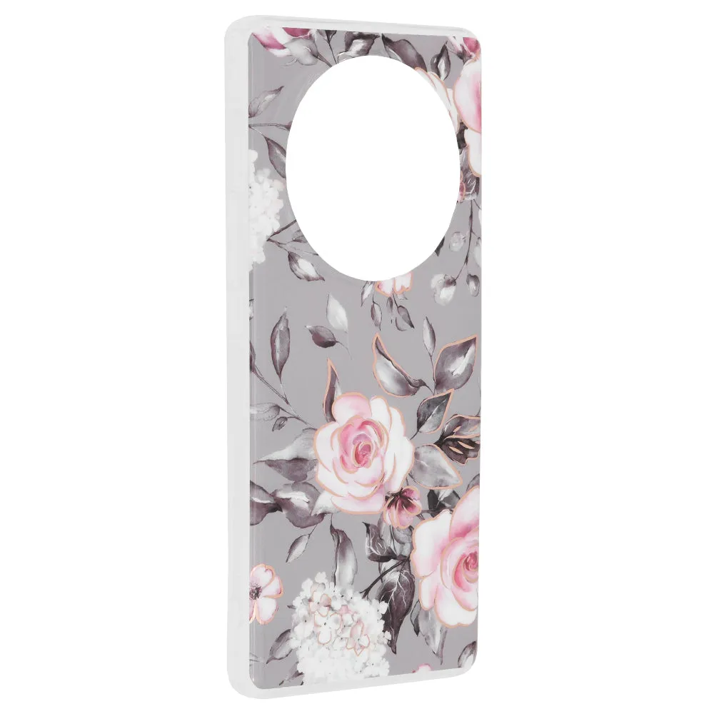 Custodia per Honor Magic6 Lite, Techsuit, Marble, Grigio - immagine 1