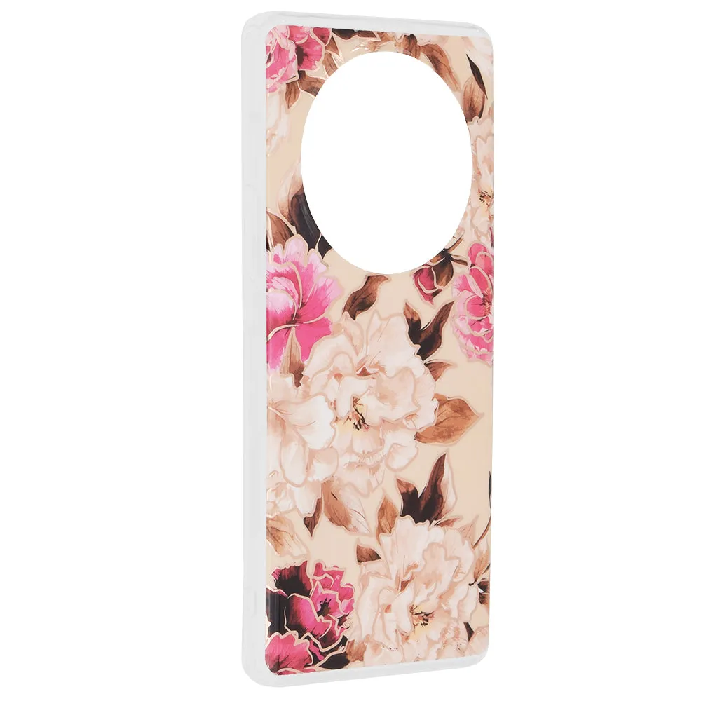 Custodia per Honor Magic6 Lite, Techsuit, Marble, Beige - immagine 1