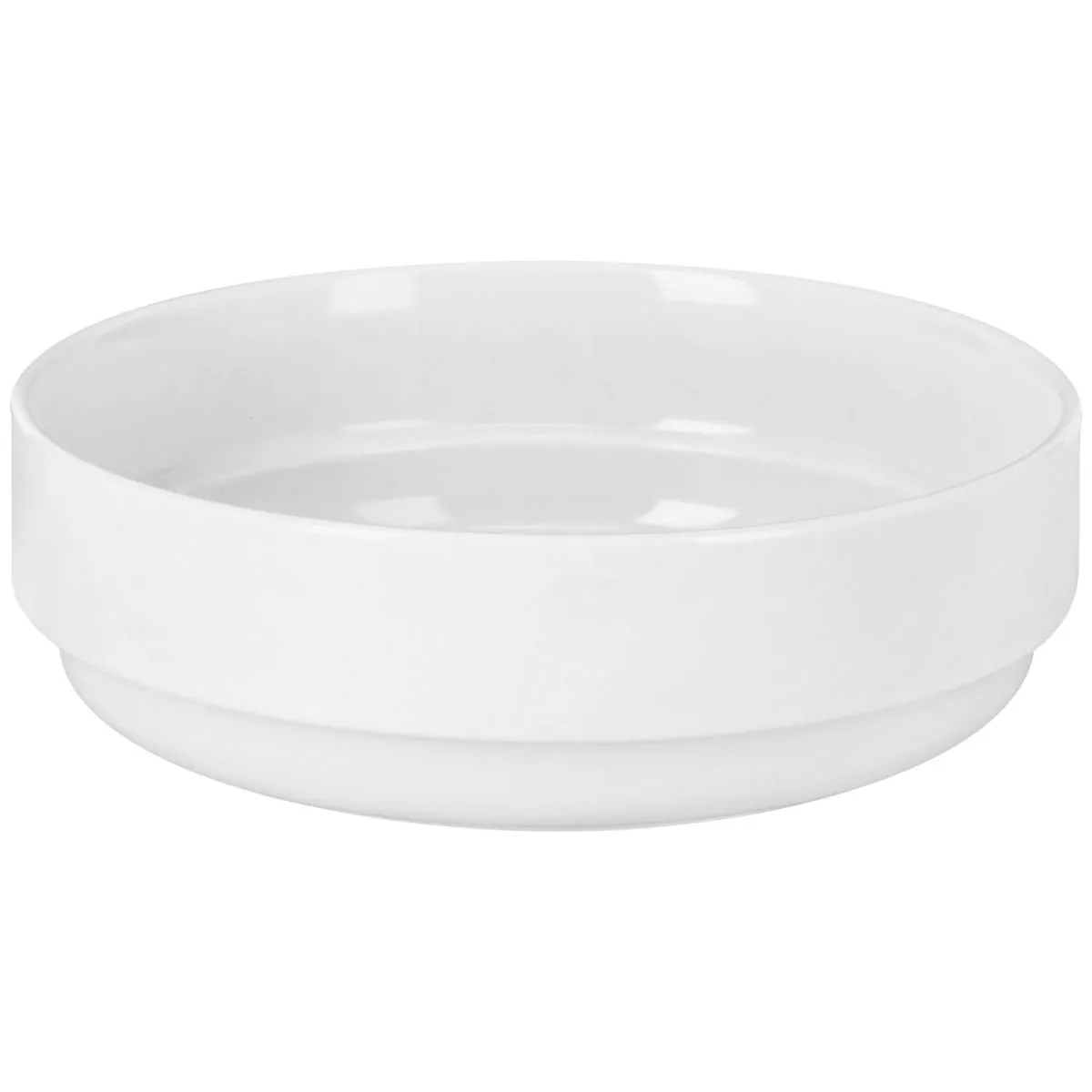 3x PULSIVA Ciotola Ronno; 1000 ml, 18.5x5.3 cm (ØxH); bianco; rotonda; 3 pz. / Pacco - immagine 1