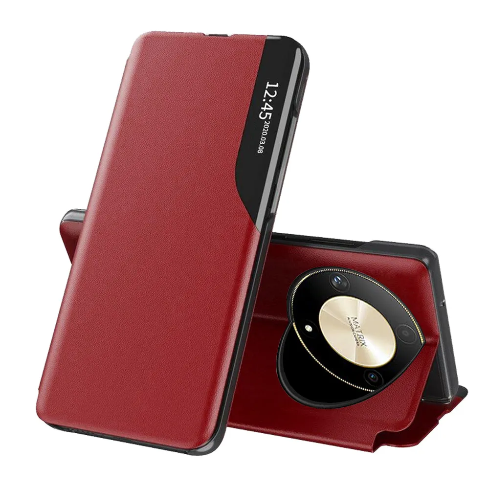 Custodia per Honor Magic6 Lite, Techsuit, eFold, Rossa - immagine 1