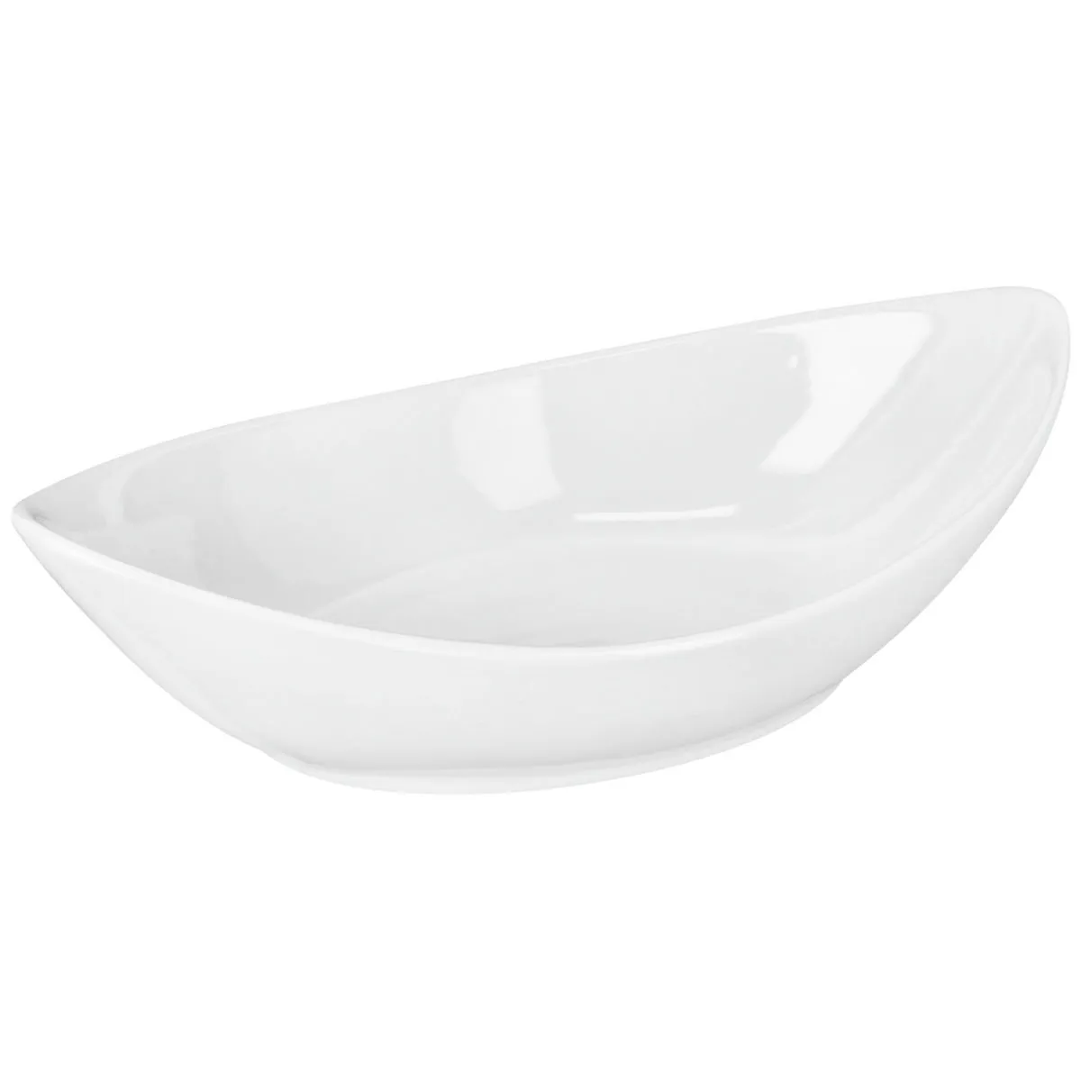 6x PULSIVA Ciotola Lima; 220 ml, 19.5x11.5x5.5 cm (LxLxH); bianco; 6 pz. / Pacco - immagine 1