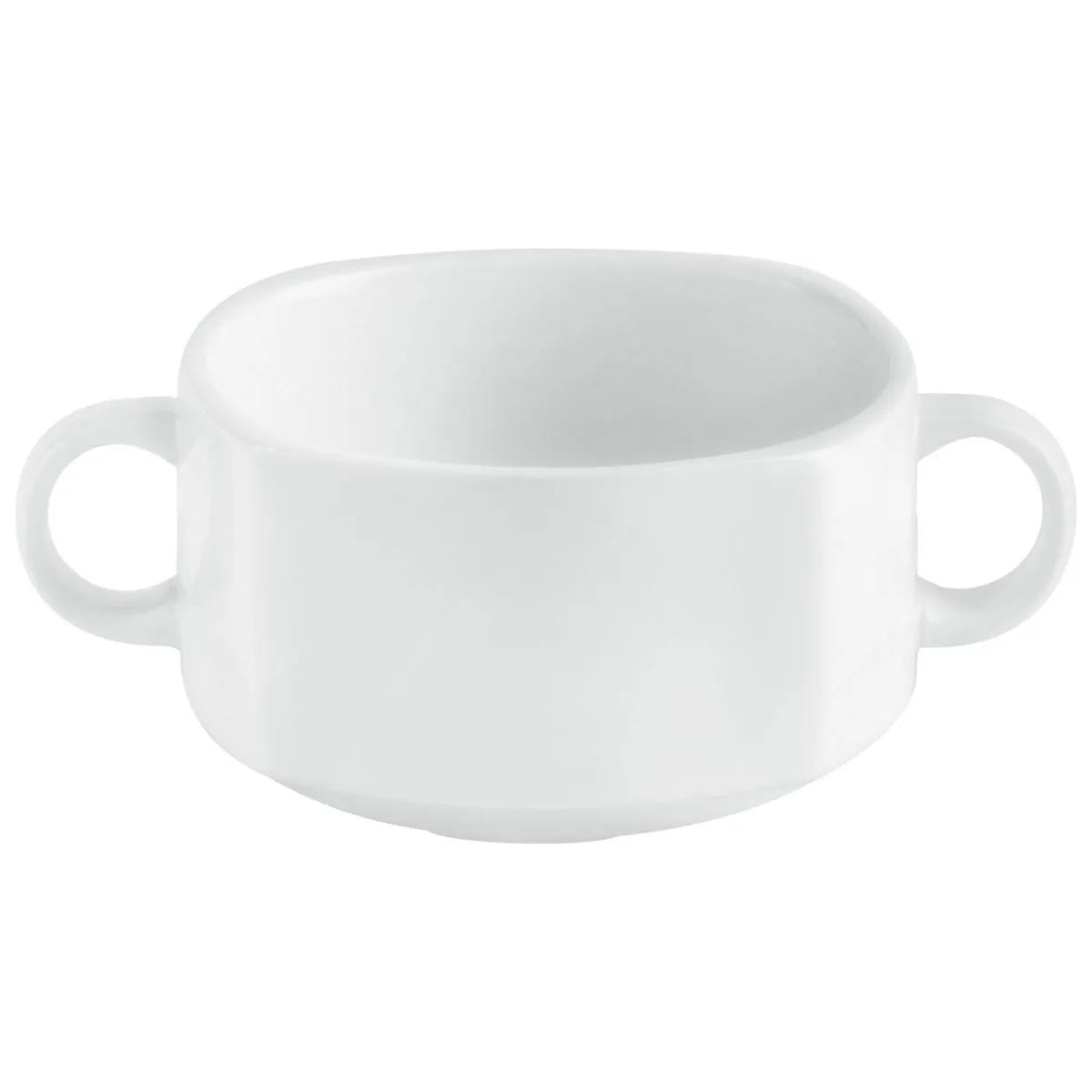 4x PULSIVA Tazza consommè Jazz; 280 ml, 10x14x6 cm (LxLxH); bianco; quadrata; 4 pz. / Pacco - immagine 1