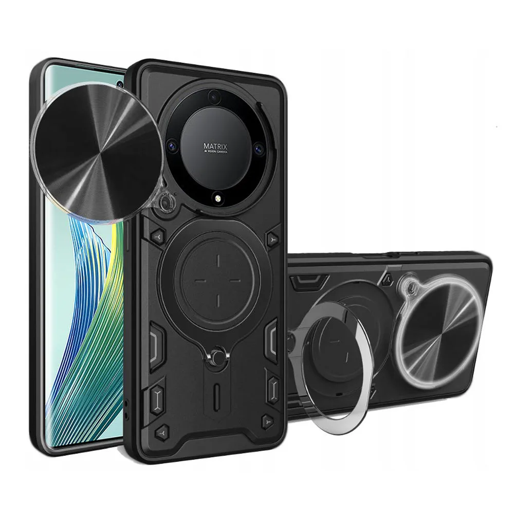 Custodia per Honor Magic5 Lite, Techsuit, CamGuard Pro, Nera - immagine 1