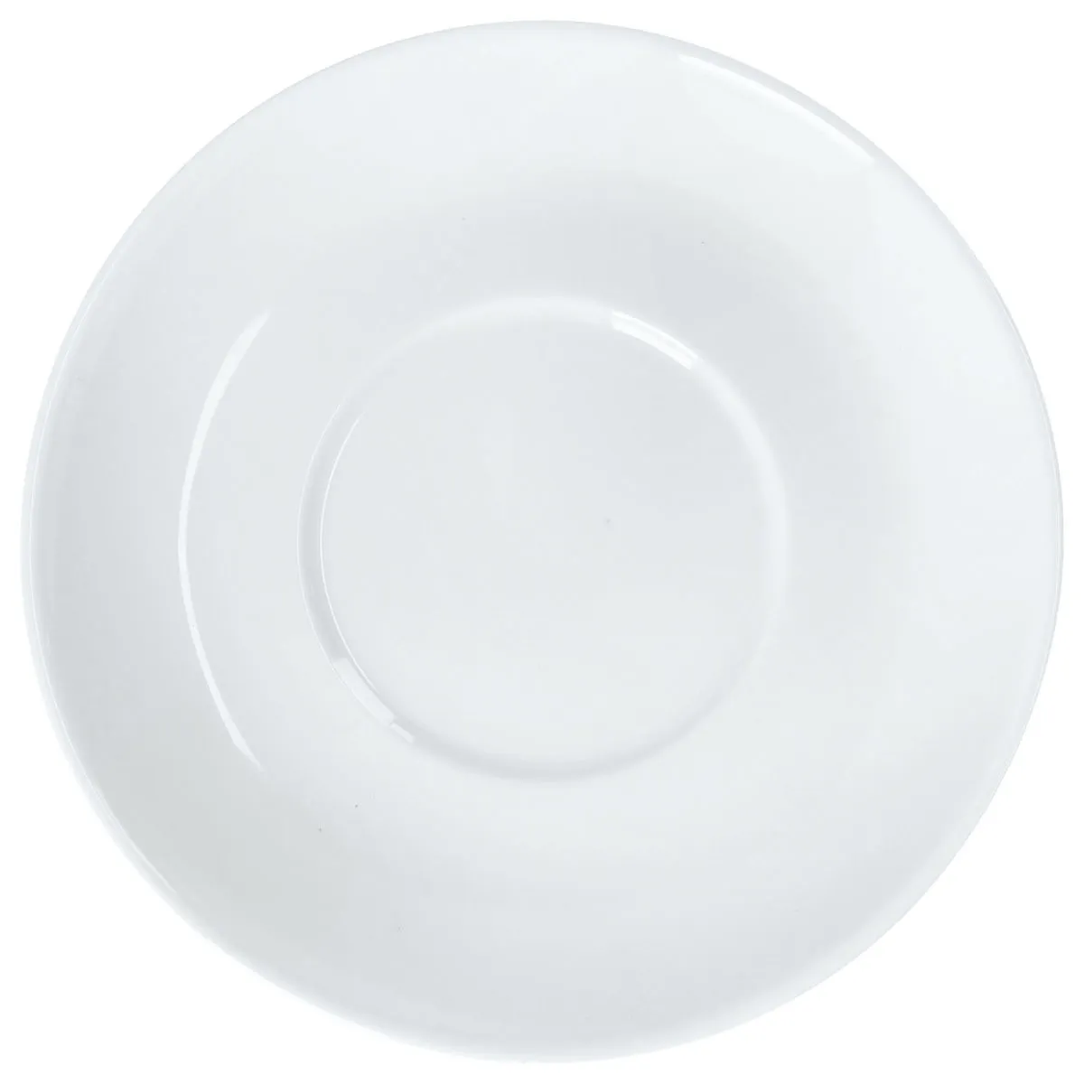 6x PULSIVA Piattino tazza cappuccino Veso; 14 cm (Ø); bianco; rotonda; 6 pz. / Pacco - immagine 1