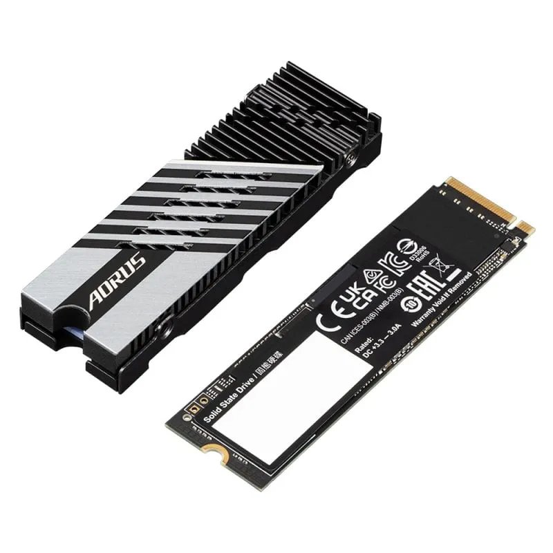 Gigabyte AORUS Gen4 7300 SSD 2TB M.2 PCI Express 4.0 3D TLC NAND NVMe - immagine 1