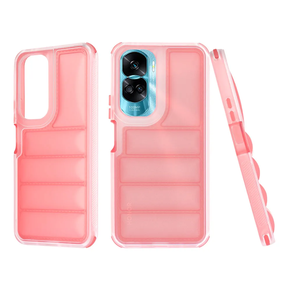 Custodia per Honor 90 Lite, Techsuit, Wave Shield, Rossa - immagine 1