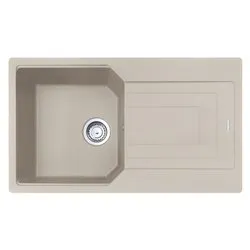 Lavello 1 vasca (86x50cm) Ubg 611 86 URBAN Sahara Opaco 114 0686 754 - immagine 1