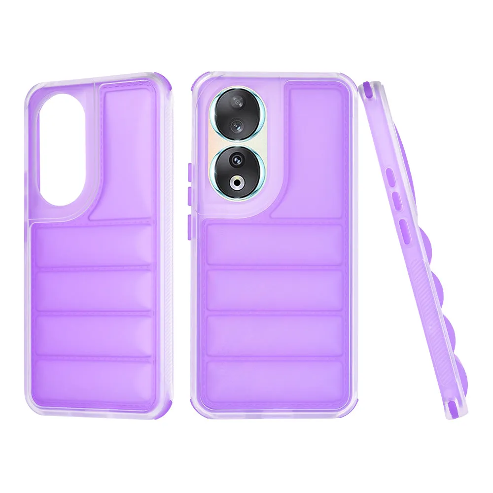 Custodia per Honor 90, Techsuit, Wave Shield, Viola - immagine 1
