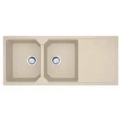 Lavello 2 vasche (116x50cm) Ubg 621 116 URBAN Avena Opaco 114 0686 785 - immagine 1