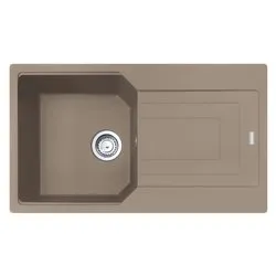 Lavello 1 vasca (86x50cm) Ubg 611 86 URBAN Oyster Opaco 114 0686 757 - immagine 1