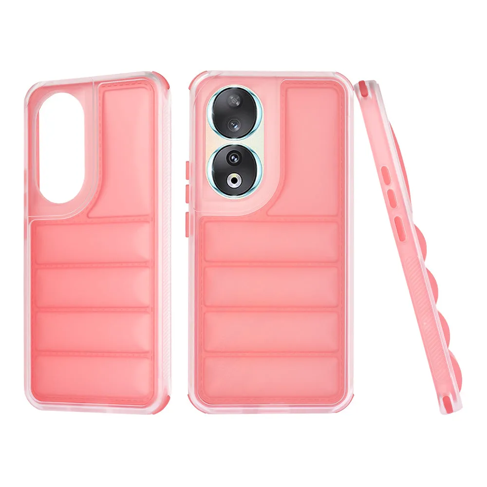 Custodia per Honor 90, Techsuit, Wave Shield, Rossa - immagine 1