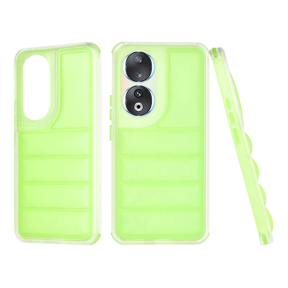 Custodia per Honor 90, Techsuit, Wave Shield, Verde - immagine 1