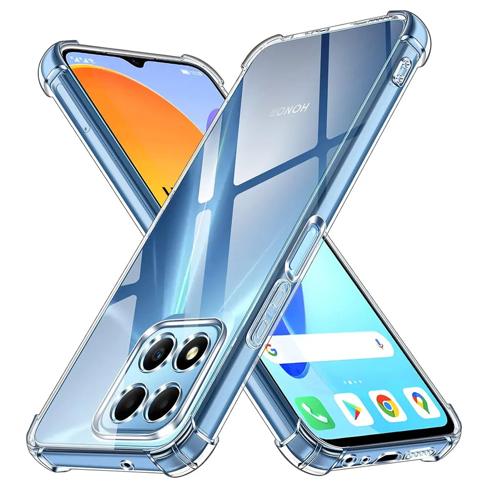 Custodia per Honor 70 Lite / X6 / X8 5G, Techsuit, Shockproof Clear, Trasparente - immagine 1