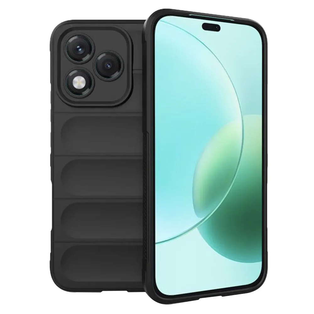 Custodia per Honor 400 Lite, Techsuit, Magic Shield, Nera - immagine 1