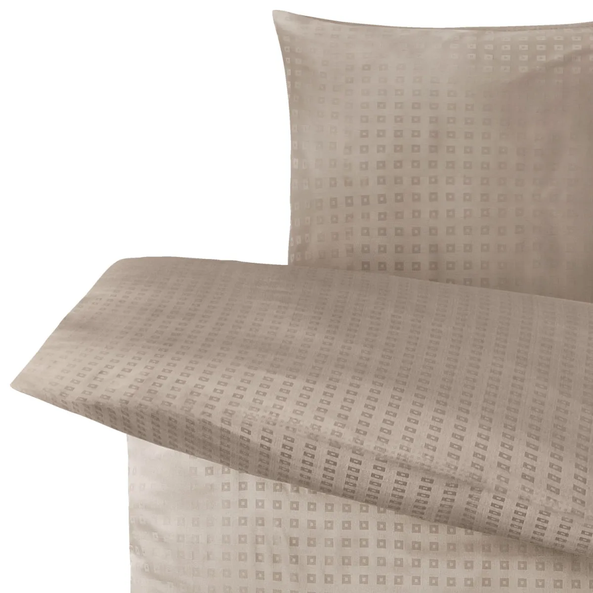 ERWIN M. Coordinato letto Cube; 155x220 cm (LxL), 80x80 cm (LxL); tortora - immagine 1
