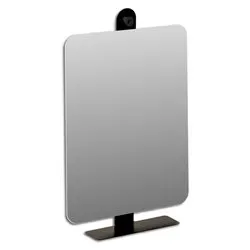 M066 Specchio senza luce Nero opaco (60x93cm) - immagine 1