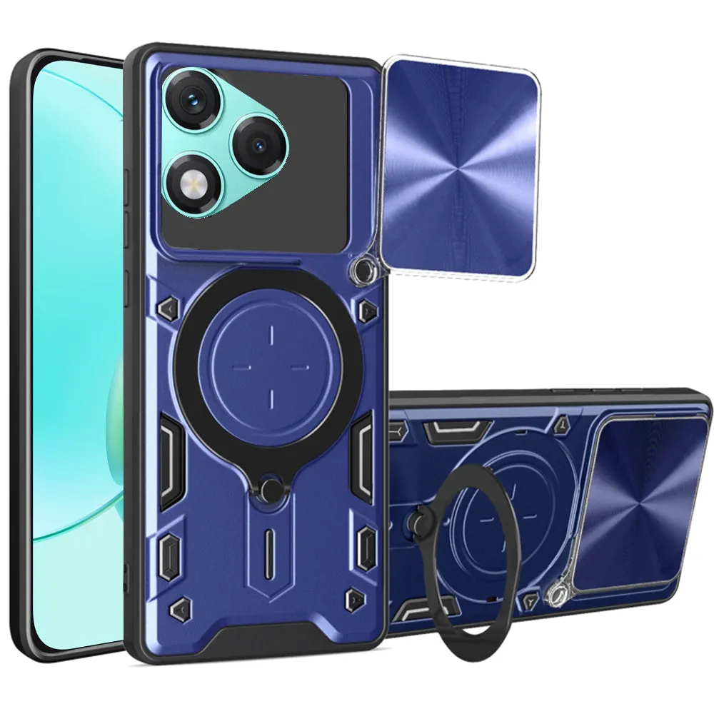 Custodia per Honor 400 Lite, Techsuit, CamGuard Pro, Blu - immagine 1