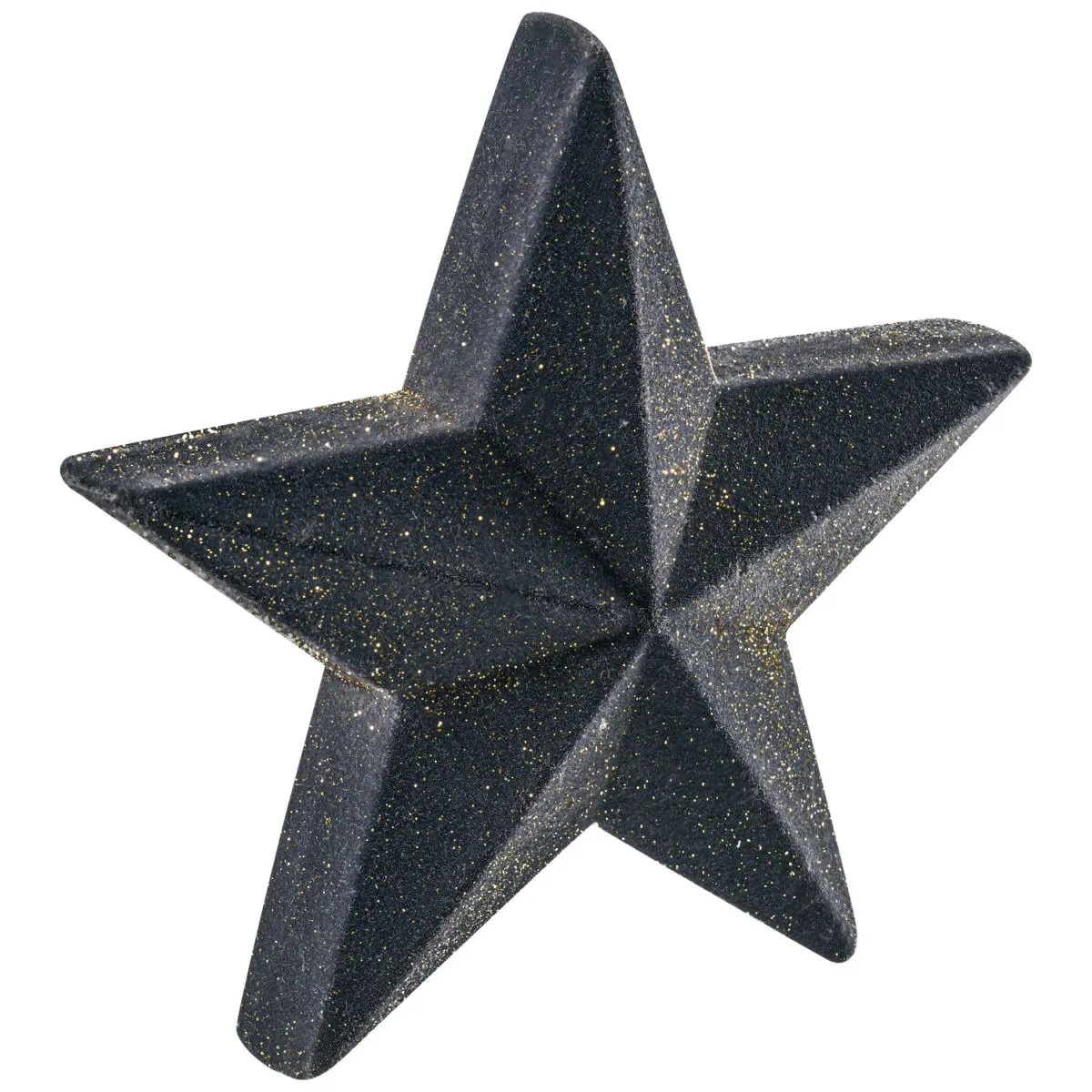 Stella decorativa Cika; 17.5x16x6 cm (LxPxH); antracite/oro - immagine 1