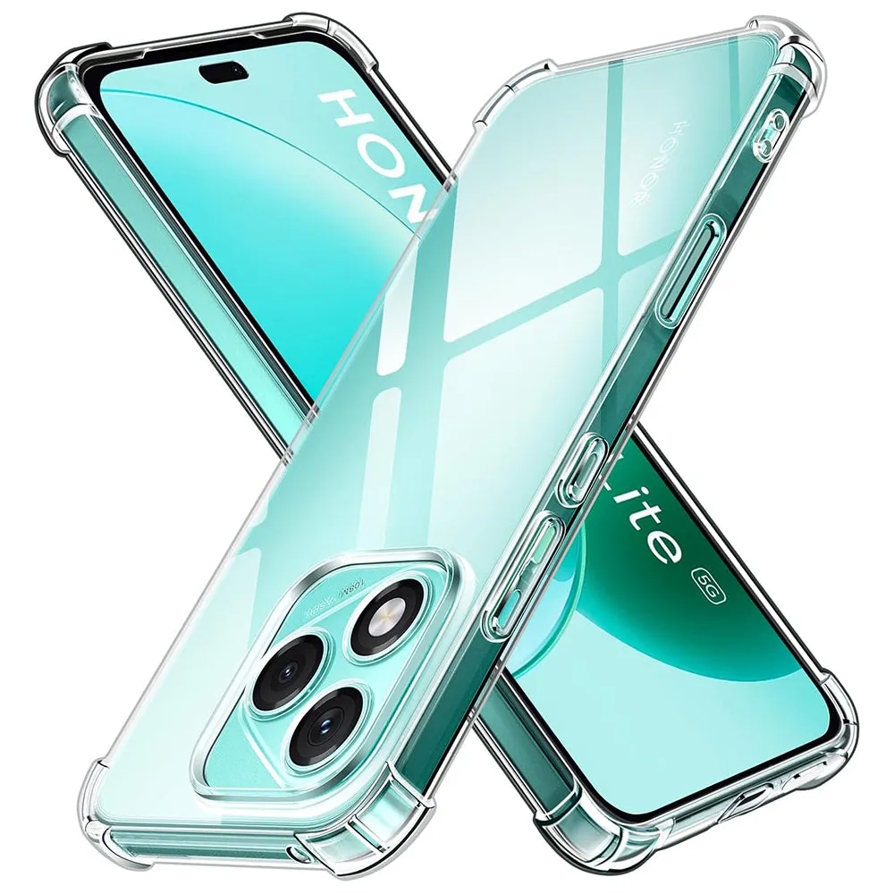 Custodia per Honor 400 Lite, Techsuit, Shockproof Clear, Trasparente - immagine 1