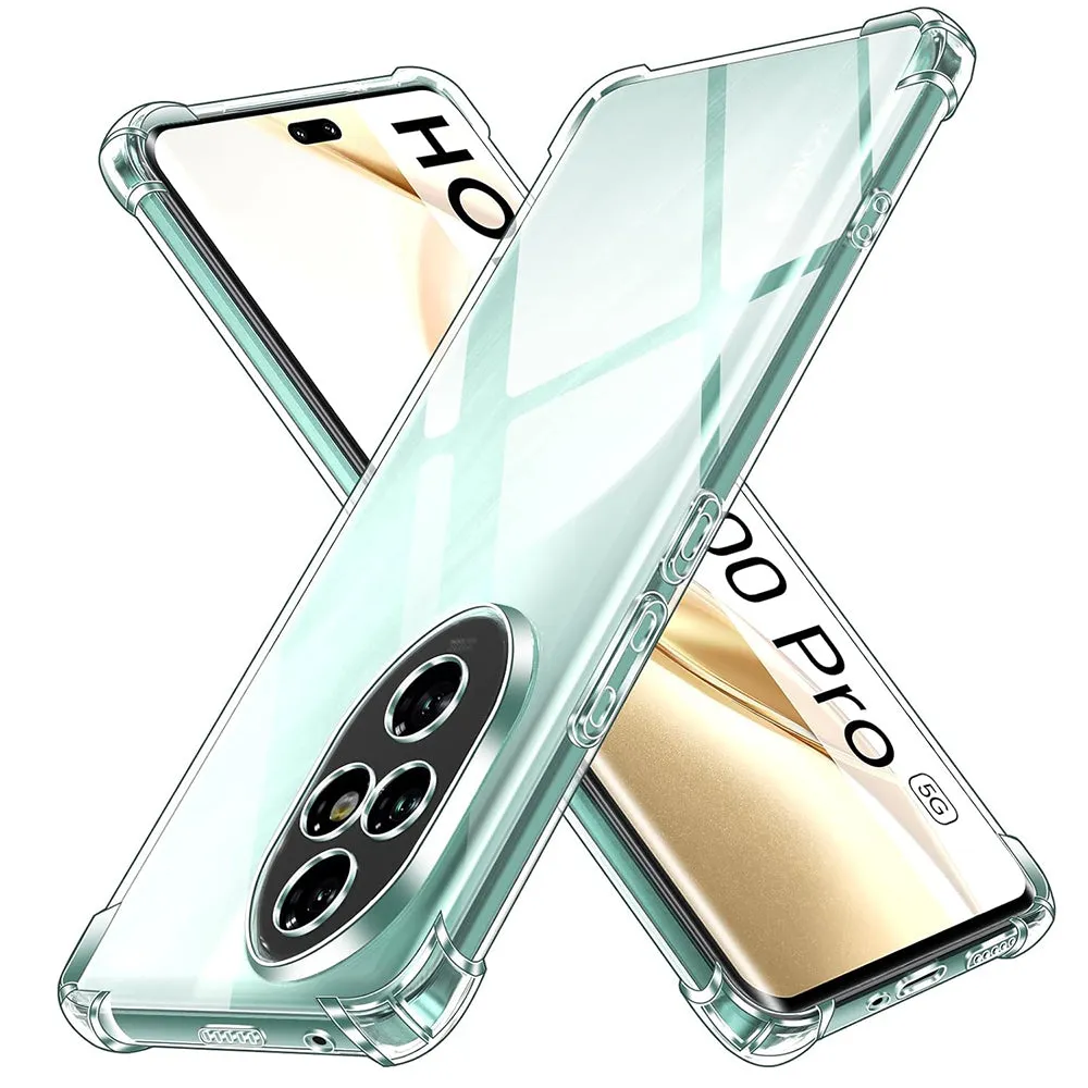 Custodia per Honor 200 Pro, Techsuit, Shockproof Clear, Trasparente - immagine 1