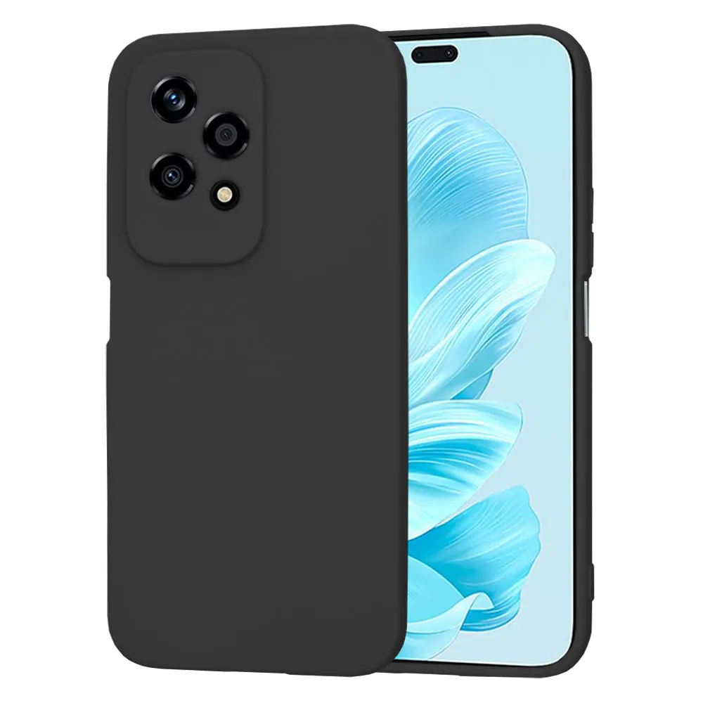 Custodia per Honor 200 Lite, Techsuit, SoftFlex, Nera - immagine 1