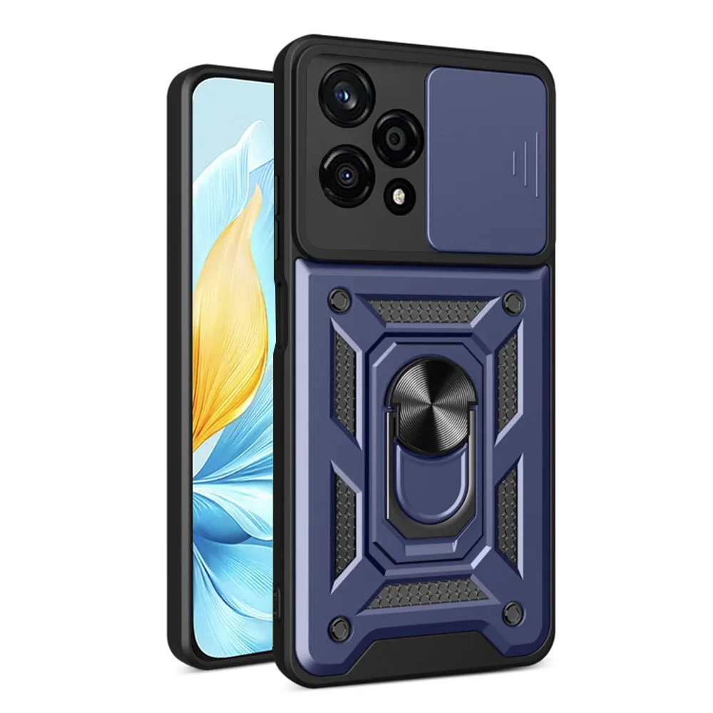 Custodia per Honor 200 Lite, Techsuit, CamShield, Blu - immagine 1