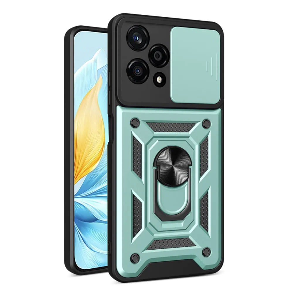 Custodia per Honor 200 Lite, Techsuit, CamShield, Verde - immagine 1
