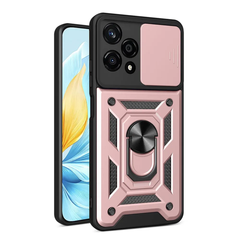 Custodia per Honor 200 Lite, Techsuit, CamShield, Rosa - immagine 1