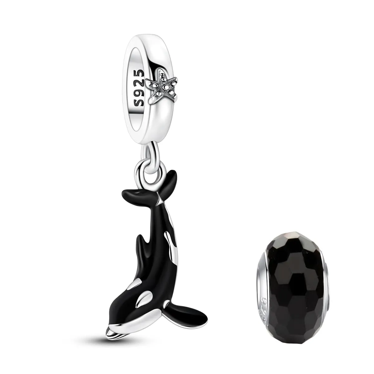 LNQOBU Charms Colgante Camaleón Charm Donna Argento Sterling 925Bead Charme da Donna per Bracciali e Collane - immagine 1