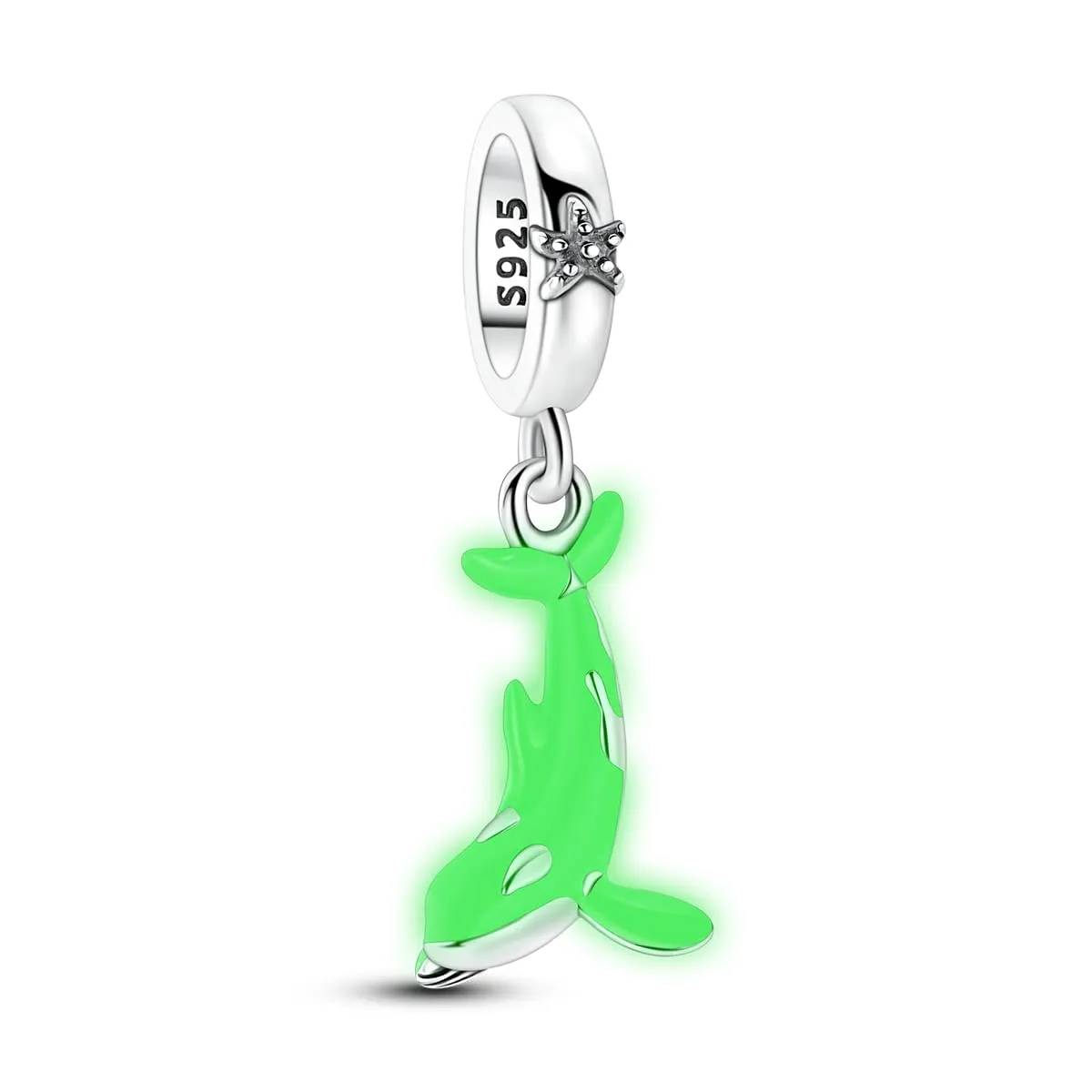 LNQOBU Charms Colgante Camaleón Charm Donna Argento Sterling 925Bead Charme da Donna per Bracciali e Collane - immagine 2
