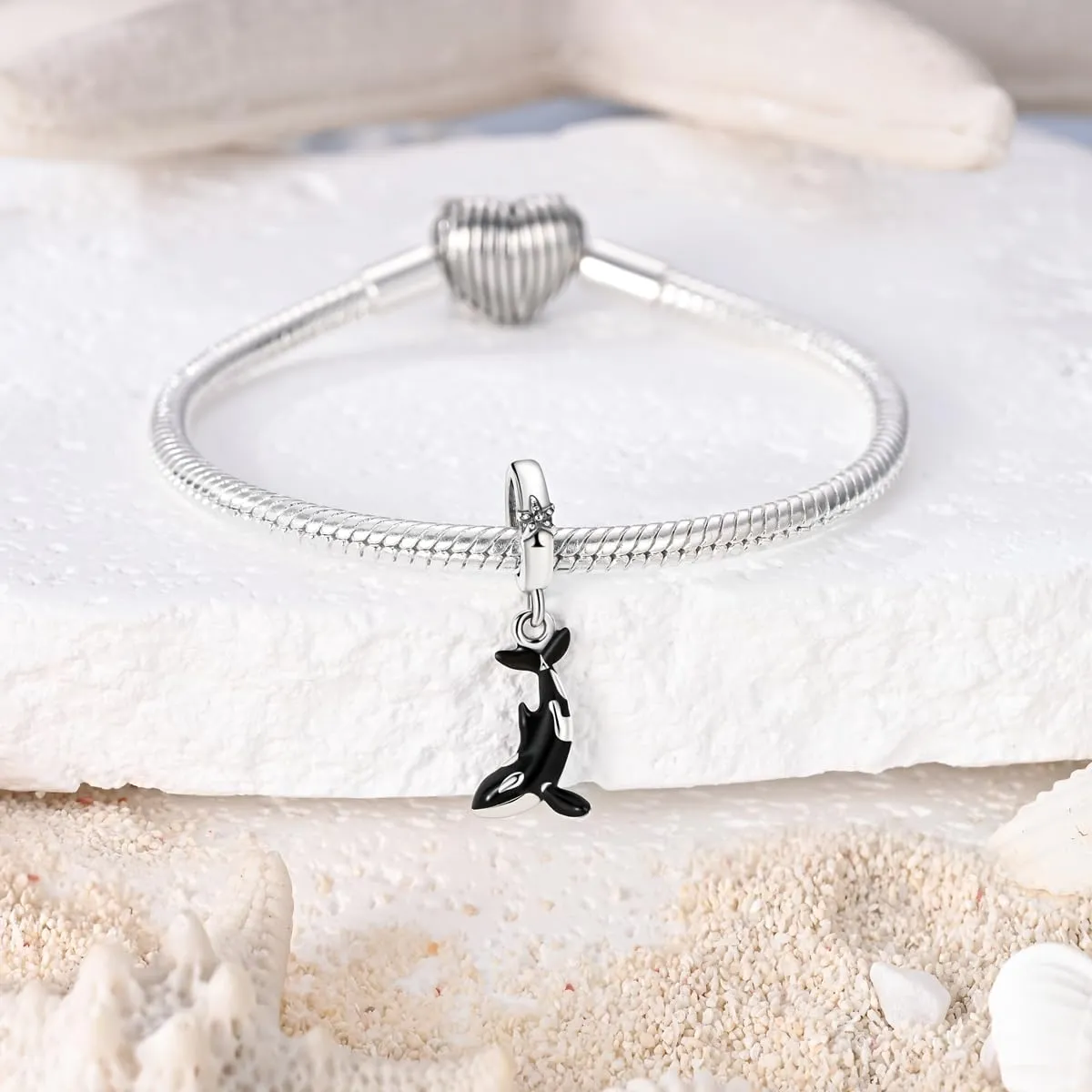 LNQOBU Charms Colgante Camaleón Charm Donna Argento Sterling 925Bead Charme da Donna per Bracciali e Collane - immagine 3