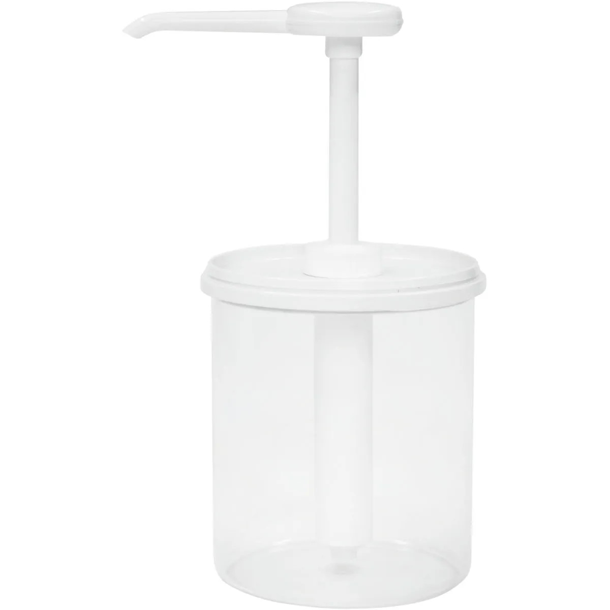 Schneider Dispenser salse; 1 l, 12x12x17x13 cm (LxLxØxH); bianco/trasparente - immagine 1