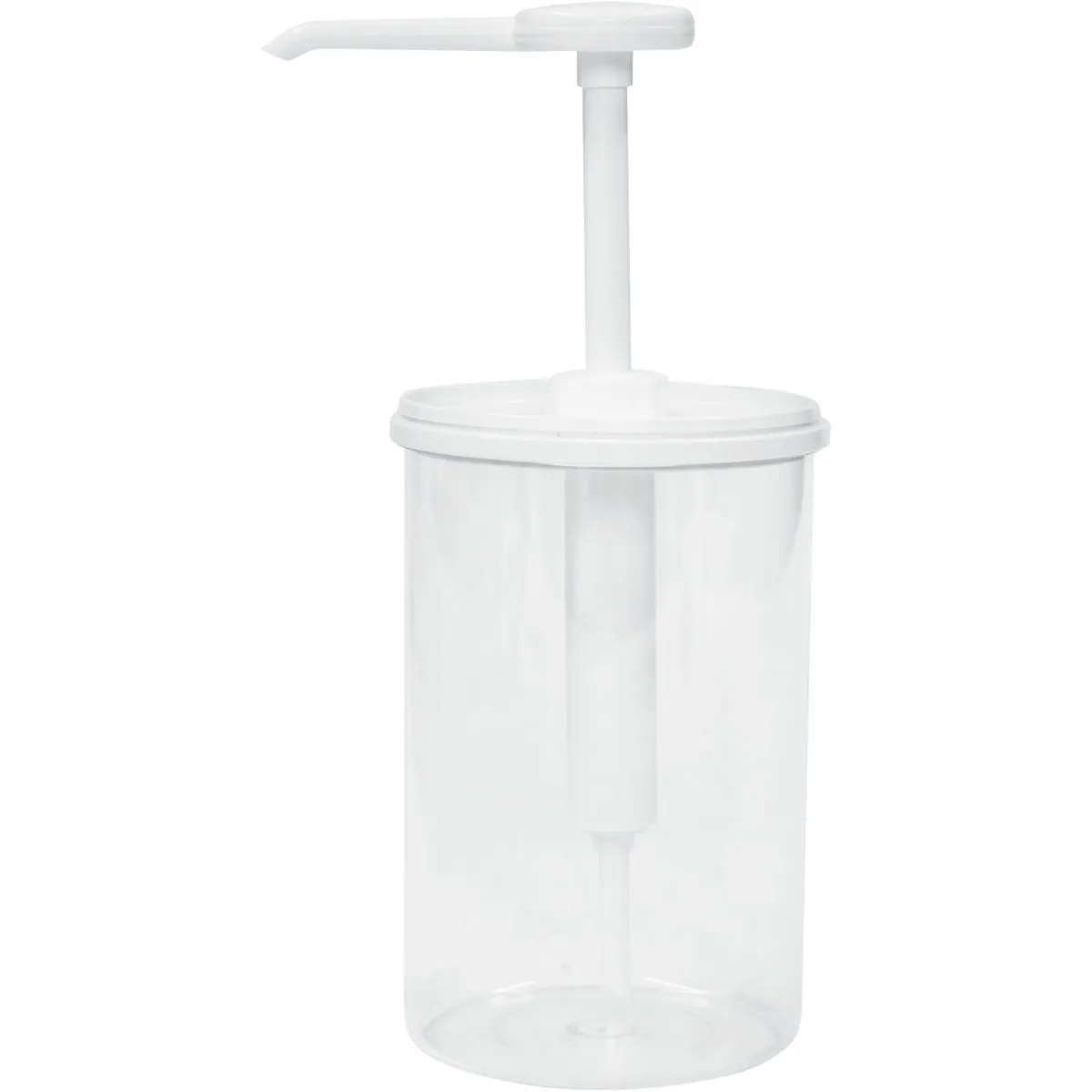 Schneider Dispenser salse; 1.4 l, 12x12x17x17.5 cm (LxLxØxH); bianco/trasparente - immagine 1