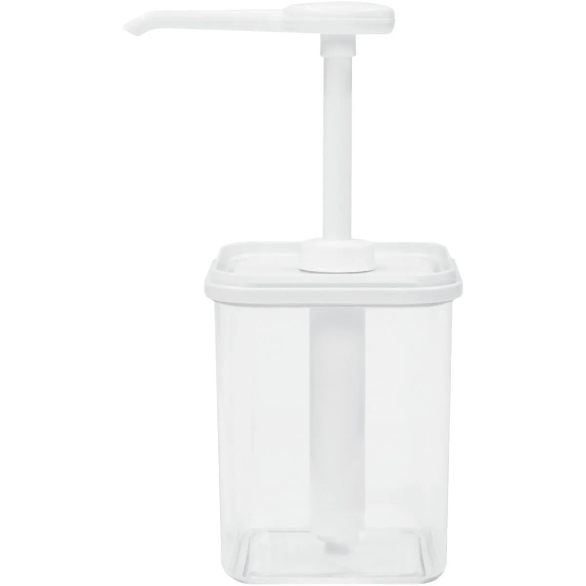Schneider Dispenser salse quadrato; 1 l, 11x11x13 cm (LxLxH); bianco - immagine 1