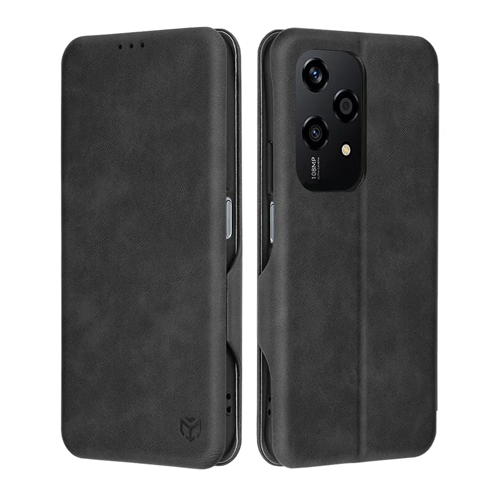 Custodia per Honor 200 Lite, Techsuit, Safe Wallet Plus, Nera - immagine 1