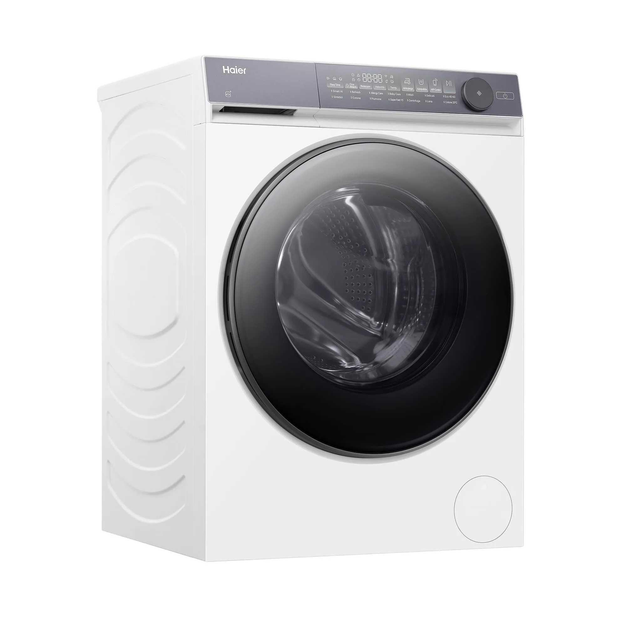 Haier X Serie 7 Lavatrice Slim 8 kg, Libera Installazione, Carica Frontale, Classe A-25%, 1400 Giri, Motore Direct Motion, Wi-Fi, hOn, 60 x 50 x 85 cm, Antracite Starry Silver - HW80-B14367GTUIT - immagine 11