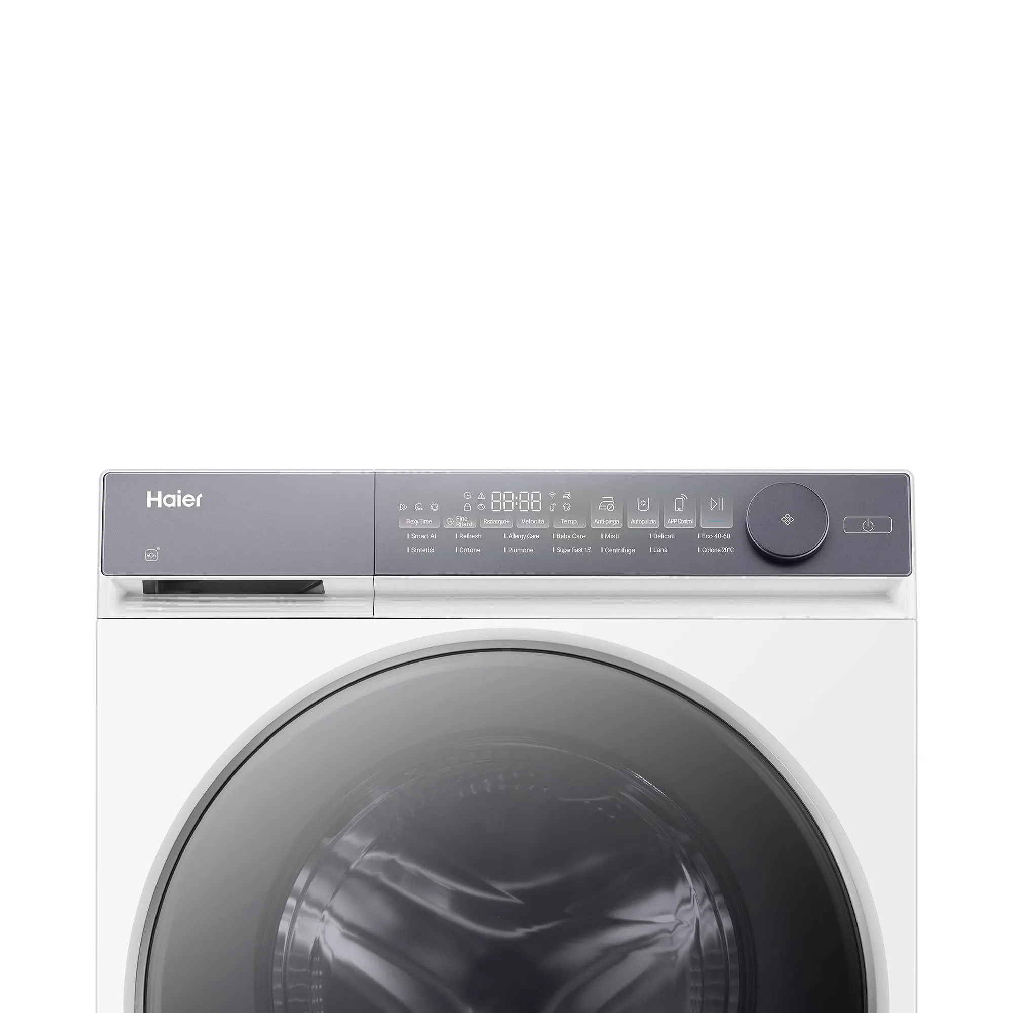 Haier X Serie 7 Lavatrice Slim 8 kg, Libera Installazione, Carica Frontale, Classe A-25%, 1400 Giri, Motore Direct Motion, Wi-Fi, hOn, 60 x 50 x 85 cm, Antracite Starry Silver - HW80-B14367GTUIT - immagine 12