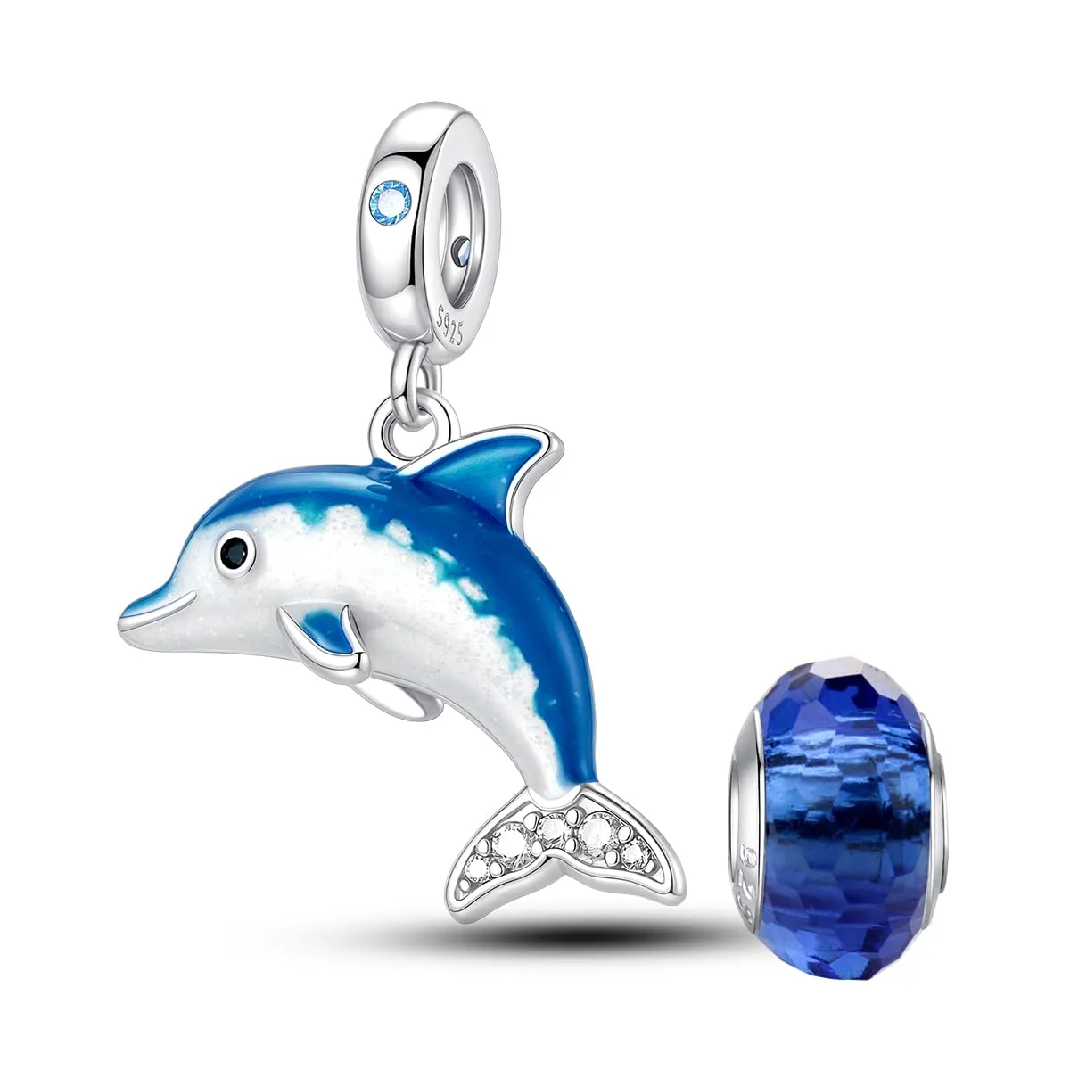 LNQOBU Charms Colgante Camaleón Charm Donna Argento Sterling 925Bead Charme da Donna per Bracciali e Collane - immagine 1