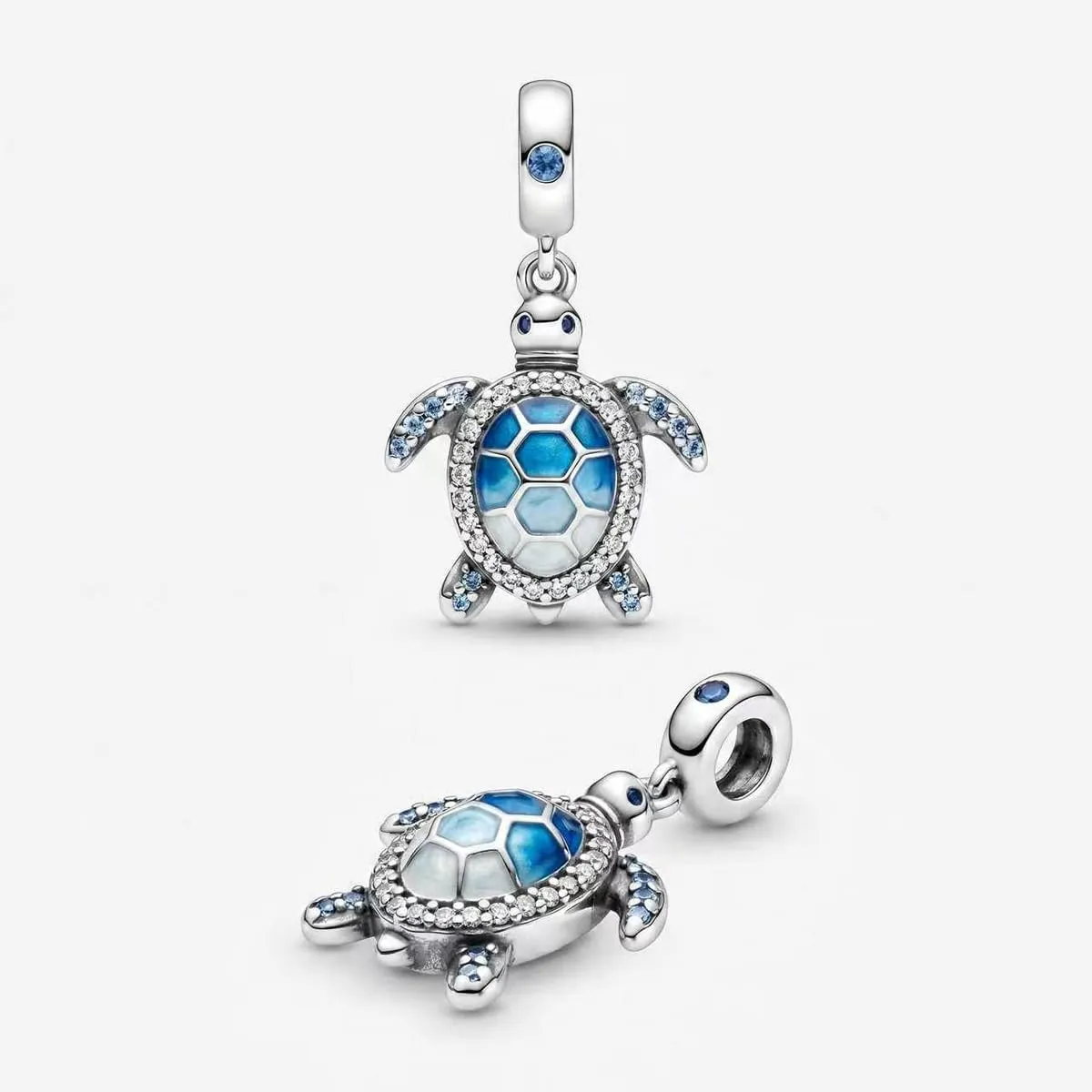 LNQOBU Charms Colgante Camaleón Charm Donna Argento Sterling 925Bead Charme da Donna per Bracciali e Collane - immagine 5