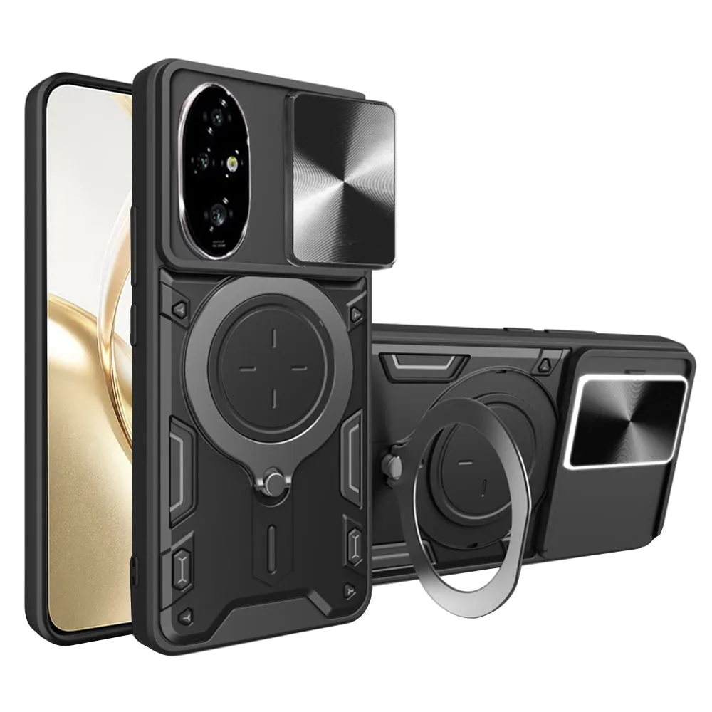 Custodia per Honor 200, Techsuit, CamGuard Pro, Nera - immagine 1