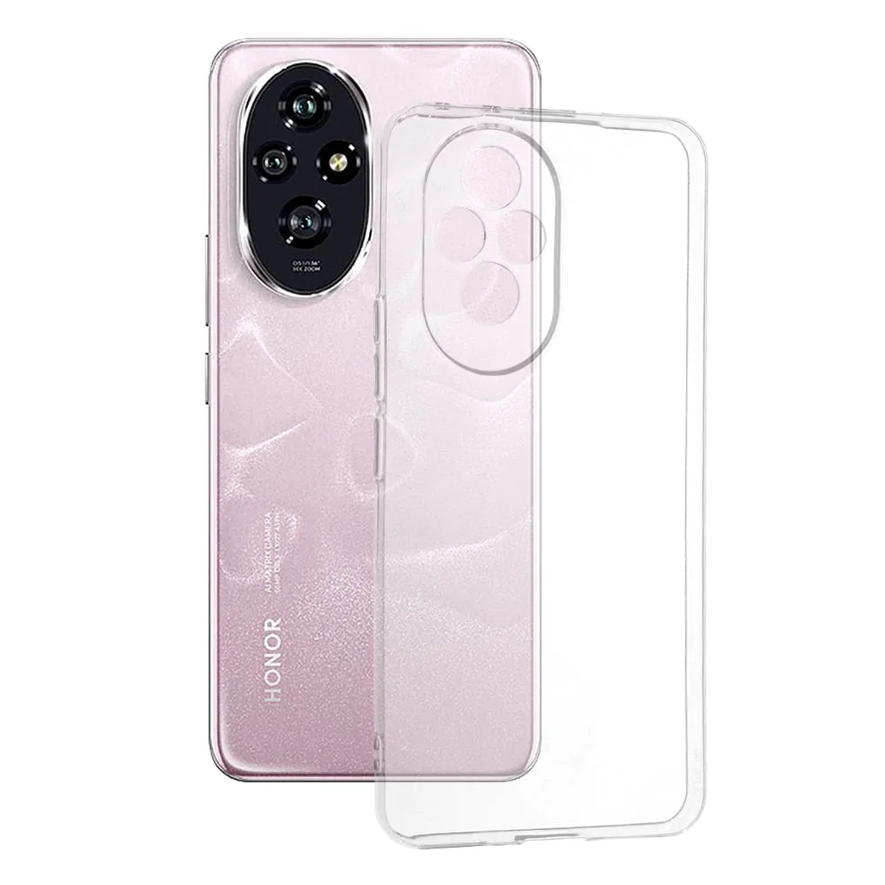 Custodia per Honor 200, Techsuit, Chiara, Trasparente - immagine 1