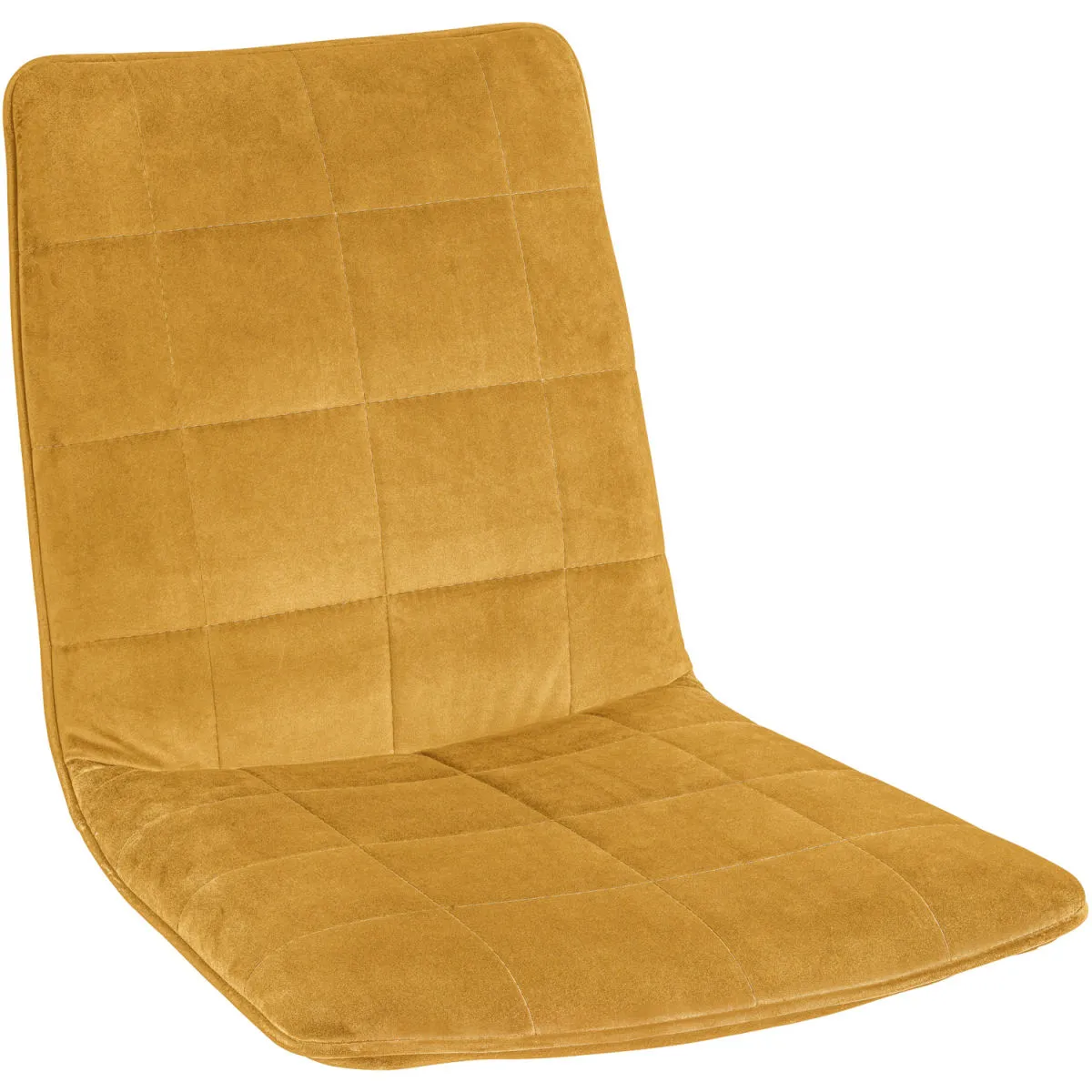 2x VEGA Seduta Milaria in velluto; 60x48x46 cm (LxPxH); oro; 2 pz. / Pacco - immagine 1