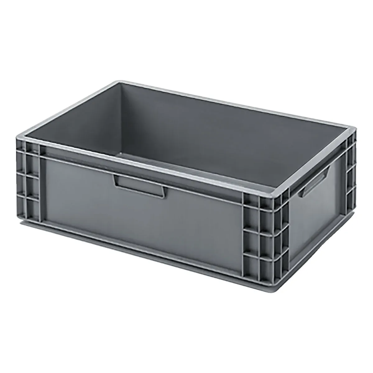 Ringoplast Contenitore impilabile Euro chiuso; 40800 ml, 60x40x18.2 cm (LxLxH); grigio - immagine 1