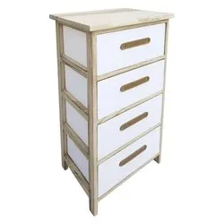 REKA Cassettiera 4 Cassetti Bianco (40cm) - immagine 1